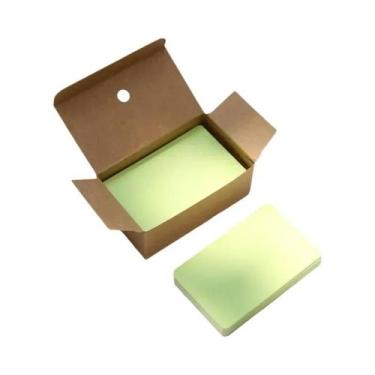 Imagem de Pacote De Cartões De Papel Kraft Em Branco, Notas Dupla Face Para DIY,