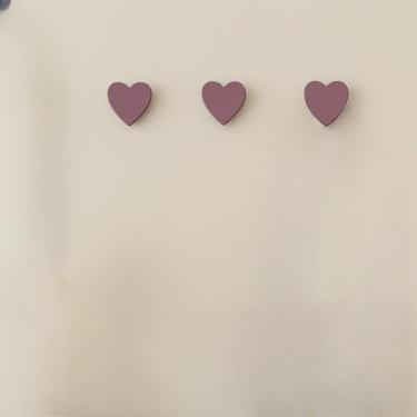 Imagem de Kit Ganchos De Parede Suporte Para Toalhas e Roupas Com Fita Adesiva Lilás(01 Gancho,Lilás)