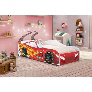 Imagem de Cama Carro Kaboom Vermelho Solteiro