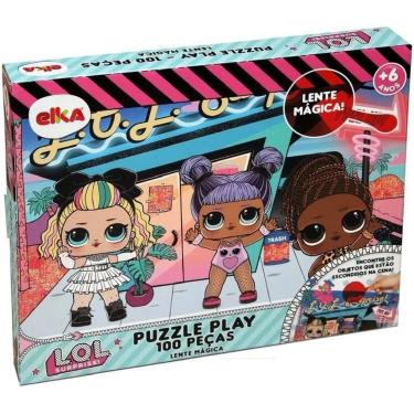 Imagem de Quebra Cabeça Lol Surprise Lente Mágica 100 Peças Elka 1194