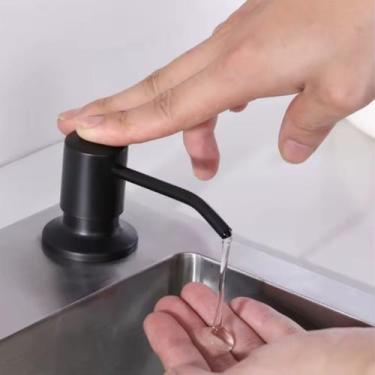 Imagem de Dispenser Sabonete Líquido Dispenser 350ml Sabão Detergente Embutir Pi