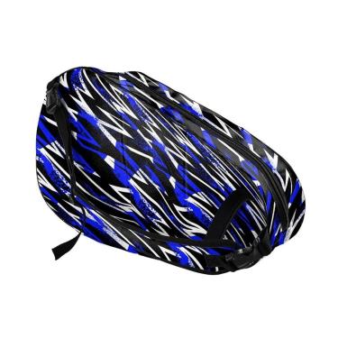 Imagem de Raqueteira de Beach Tennis BT103 Preta e Azul - Teisen-Unissex