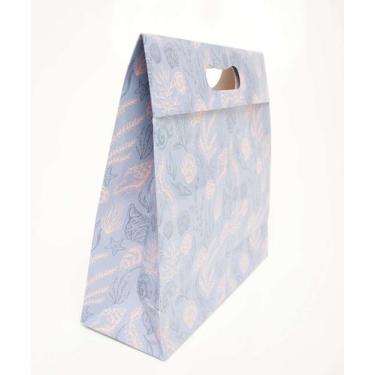 Imagem de Embalagem Presente Sacola Estampa Conchas Marisa-68109, UN, Azul
