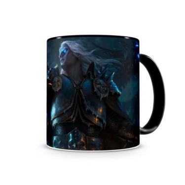 Imagem de Caneca World Of Warcraft Artha II Preta - Starnerd