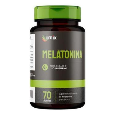Imagem de Melatonina - 70 Cápsulas - Omix-Unissex