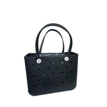 Imagem de Bolsa Eva Premium Luxo Praia Piscina Impermeável - - Domum, Preto, M