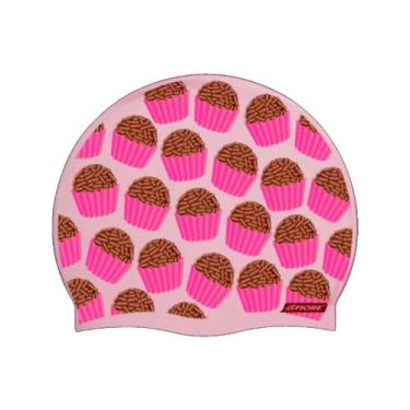Imagem de Touca Para Natação De Silicone Estampadas - Fiore, Brigadeirinhos