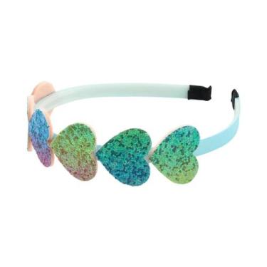 Imagem de Tiaras De Coração E Estrela Com Glitter Para Meninas, Acessórios De Ca