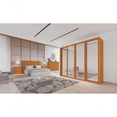 Imagem de Guarda Roupa Espelhado 6 Gavetas - Palladio Ruby - Bettio