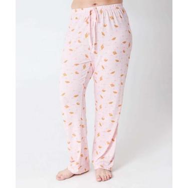 Imagem de Pijama Feminino Estampado Manga Longa Marisa Rosa-50327, Rosa, P