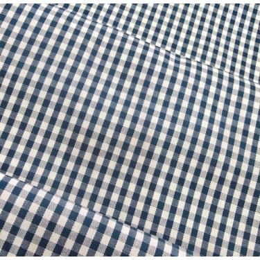 Imagem de Tecido Fio Tinto Xadrez M Petroleo - 100% Algodão - PX