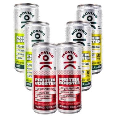 Imagem de Bebida Suplemento Moving Whey Protein Booster Pro Pack 6x310ml, Misto