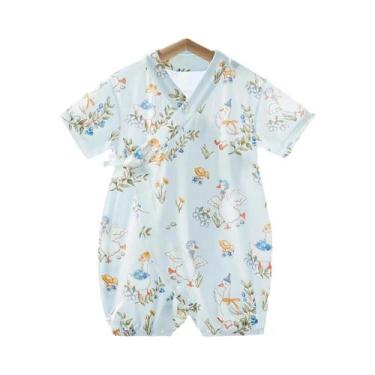 Imagem de Macacão De Bebê Recém-Nascido Unissex Fino, Respirável E Macio De Mang