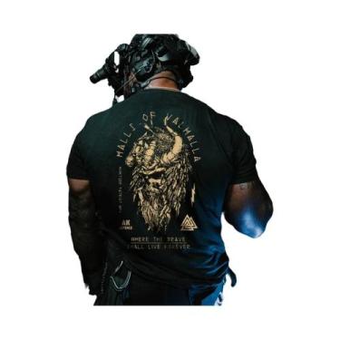 Imagem de Camiseta Masculina De Verão Para Treinamento Muscular, Estampa De Guer