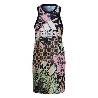Imagem de Vestido Regata Algodão FARM Print Adidas-Feminino