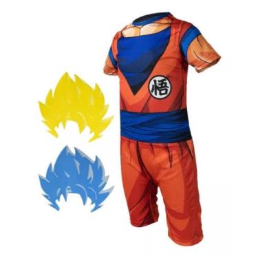 Imagem de Fantasia Roupa Infantil Goku Máscara Dragon Ball Z Ou Super ( dos 2 ao