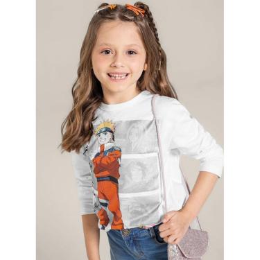 Imagem de Camiseta infantil unissex Naruto Brandili-Masculino