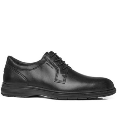 Imagem de Sapato Social Pegada Masculino em Couro Preto 127101-02-Masculino