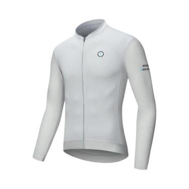 Imagem de Camisa De Ciclismo Masculina Slim Fit De Manga Longa UPF 50+ Anti-UV R