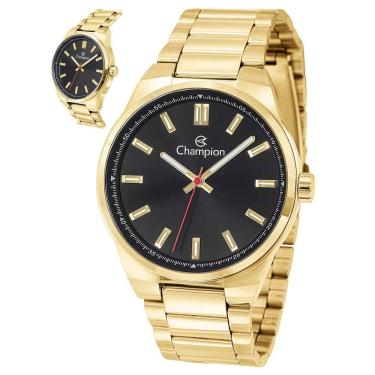 Imagem de Relógio Champion Masculino Ref: Ch30279u Casual Dourado