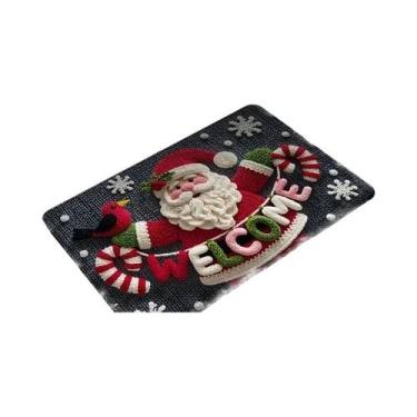 Imagem de Tapete De Banho De Microfibra Com Design Festivo De Veado De Natal, Fo