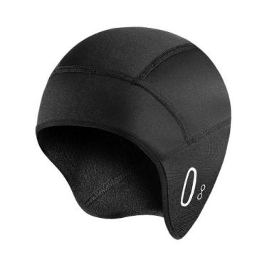 Imagem de Gorro De Ciclismo Quente E À Prova De Vento Com Proteção Para as Orelh