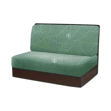 Imagem de Capas De Almofada Jacquard Para Dinette De RV, 2 Peças, Elásticas, Sem