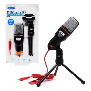 Imagem de Microfone Condensador Knup KP-917 Omnidirecional com Fio Pre - Congrat