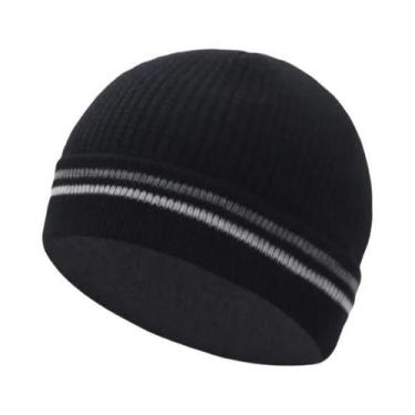 Imagem de Gorro De Inverno Quente Tricotado Para Homens E Mulheres, Boné Casual 
