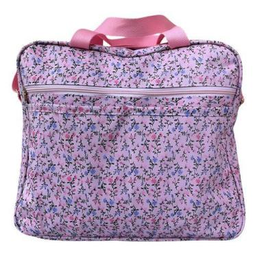 Imagem de Bolsa Maternidade Estampada Com Bolso Fenda Mamãe Bebê - - Bolsaria Al