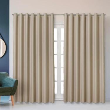Imagem de Cortina Blackout Corta Luz 4,00m x 2,80m Tecido Encorpado Liso Elegant