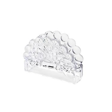 Imagem de Porta Guardanapos De Cristal Wolff Angélica Mesa Posta 26754, Incolor