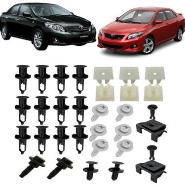 Imagem de Kit de Presilhas para Parachoque Dianteiro Toyota Corolla 2009 a 2013