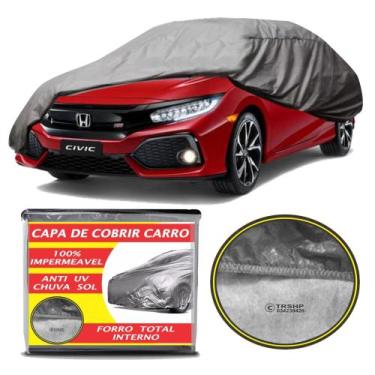 Imagem de Capa De Cobrir Para Carro Honda Civic 2026 100% Forrada Ant- UV Chuva 