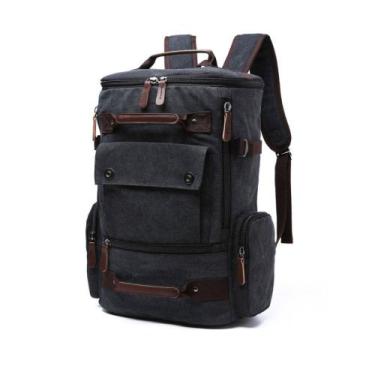 Imagem de Mochila Masculina De Lona Para Notebook Executiva Viagem 30l - Zafin, 