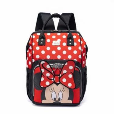 Imagem de Mochila Maternidade Minnie Espaçosa Resistente Disney-Feminino