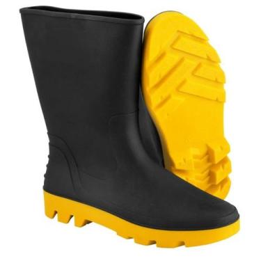 Imagem de Bota Para Chuva Motoboy 7 Léguas Borracha Galocha Trabalho Obra Cano A
