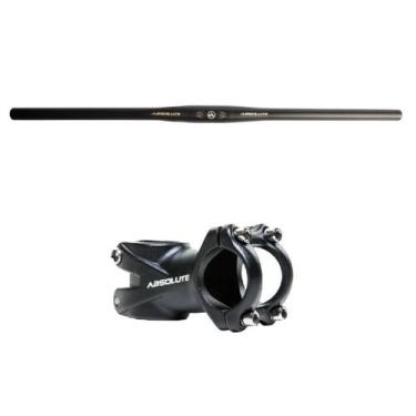 Imagem de Kit Guidão Reto 720mm Mesa de Guidão 60 70 80mm MTB Absolute, 60mm