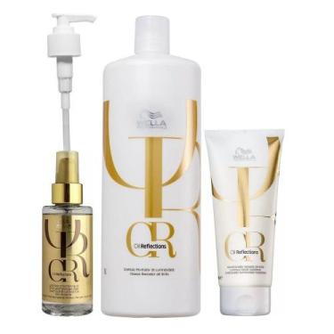 Imagem de Wella Professionals Oil Reflections - Kit Shampoo 1L + Condicionador 2
