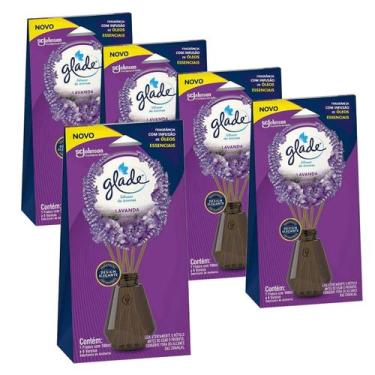 Imagem de Kit 5 Glade Difusor Aroma Aromatizador Ambiente Lavanda