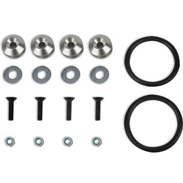 Imagem de Anilha de Parachoque Trava Quick Release Prata TPA01 - P2