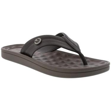 Imagem de Chinelo Masculino de Dedo Cartago Ortopédico Marrom Clássico-Masculino