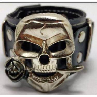 Imagem de Bracelete em material sintético Regulável Unissex - Magazine World jói