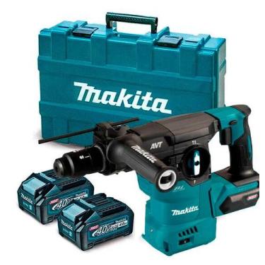 Imagem de Martelete Combinado 30mm a Bateria 40V Makita HR009GM201-220V, 220V