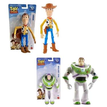 Imagem de Bonecos Articulados Buzz Lightyear e Xerife Woody Disney Toy Story 24C
