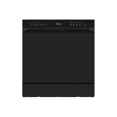Imagem de Lava-Louças de Bancada Midea MDWTF08B1 Touch Plus 8 Serviços Preta 110V