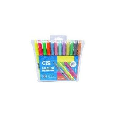 Imagem de Marca texto cis lumini neon/pastel c/12 - SERTIC(523)