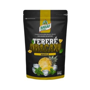 Imagem de Erva Mate Tereré BARÃO ABACAXI E HORTELÃ Sem Glúten 500g - Barão de Co