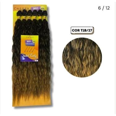 Imagem de Cabelo Cacheado 65cm Cherey Isabel Curly Fibra Bio Orgânica 300gr Idên