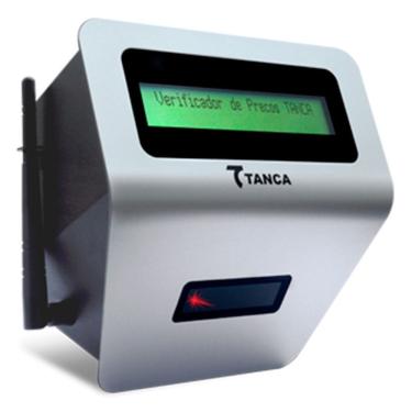 Imagem de Verificador de Preço Tanca VP-240W Leitor Código de Barras 1D Display LCD Alfanumérico com Wifi e Bluetooth